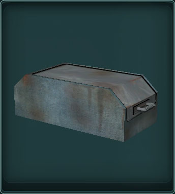 an ammunition crate
